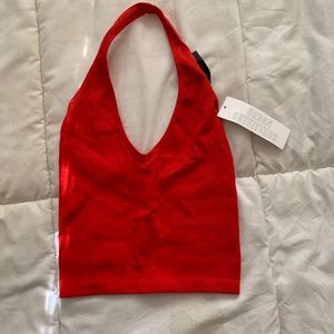 Urban Outfitters Small Red Halter top